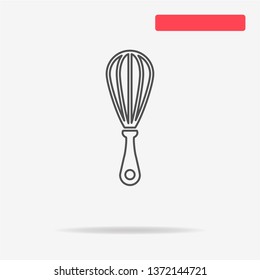 Whisk icon. Vector concept illustration for design.
