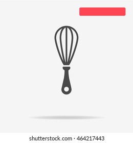 Whisk icon. Vector concept illustration for design.