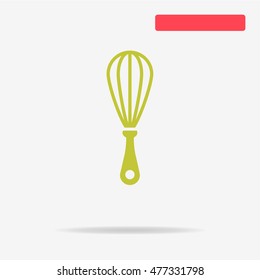 Whisk icon. Vector concept illustration for design.