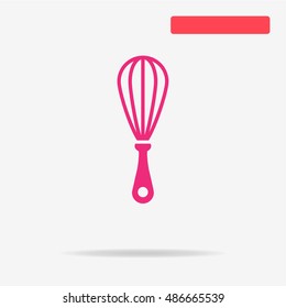 Whisk icon. Vector concept illustration for design.