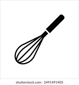 Icono de Whisk Plantillas de diseño de Vector simple y moderno