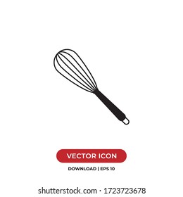Whisk icon vector. Egg Beater sign
