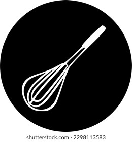 Whisk icon vector symbol design illustration