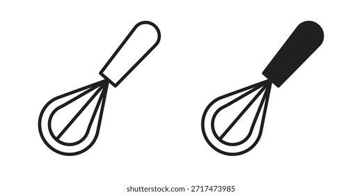 Iconos de batidor. Píxel perfecto. Icono de contorno de Vector. Concepto de logotipo plano.