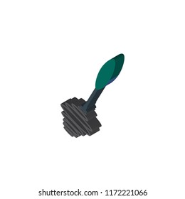 Whisk isometric left top view 3D icon