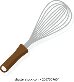 Whisk kitchen item icon vector