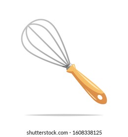 Whisk kitchen utensil vector isolated illustration