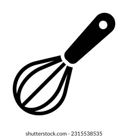 Whisk, Kitchenware Flat Icon Logo Illustration. Kitchenware Icon-set. Suitable For Web Design, Logo, App.