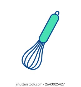 Whisk. Kitchenware icon. Line vector kitchen utensil and tool. Cutlery illustration