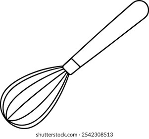 Ilustración vectorial de arte de línea de batidor 