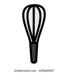 whisk line icon