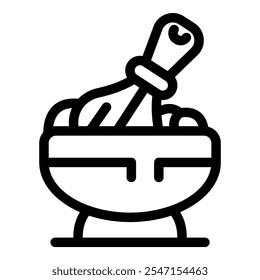Whisk mixing ingredients in a bowl, preparing food for cooking or baking