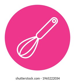 whisk pastry kitchen icon vector