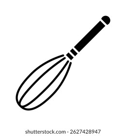 Whisk tool for cooking or baking icon isolated on white background for culinary design. vector illustration