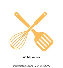 Diseño de Vector de batidor para utensilios de cocina e ilustraciones de herramientas de cocina