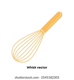 whisk vector design for kitchen utensil and cooking tool illustrations