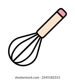 Diseño de Vector de batidor para utensilios de cocina e ilustraciones de herramientas de cocina