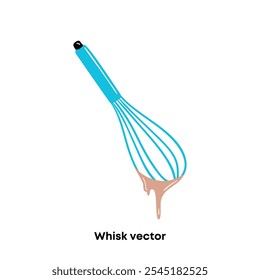 whisk vector design for kitchen utensil and cooking tool illustrations