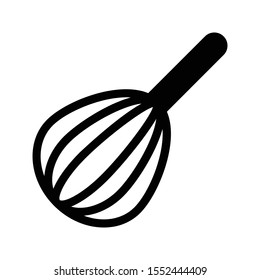 whisk vector glyph flat icon