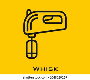 Whisk Vector icon