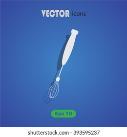 Whisk vector icon.