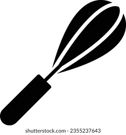 Whisk Vector Icon Glyph Style