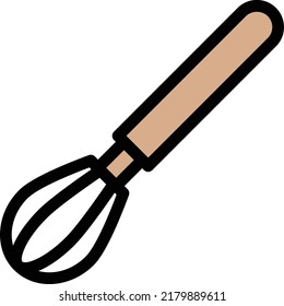 whisk Vector illustration on a transparent background.Premium quality symmbols.Stroke vector icon for concept and graphic design.