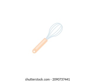 Whisk Vektorsymbol einzeln. Emoji-Illustration. Whiskvektoremoticon