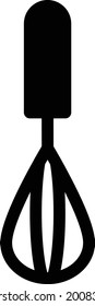 whisk with white background. whisk is a symbol of bakery .glyph flat icon.