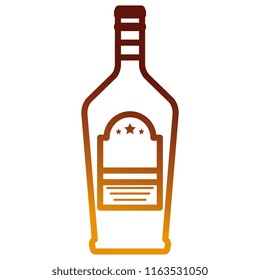 whiskey bottle drink icon