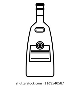 whiskey bottle drink icon