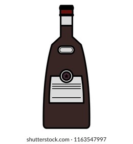 whiskey bottle drink icon