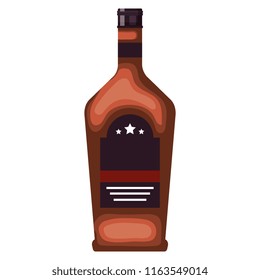 whiskey bottle drink icon