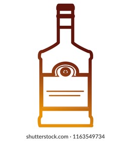 whiskey bottle drink icon