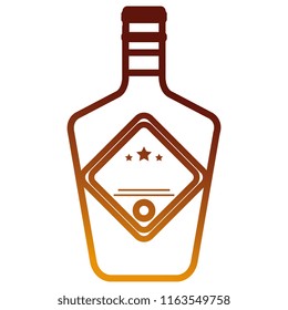 whiskey bottle drink icon