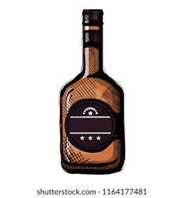 whiskey bottle drink icon