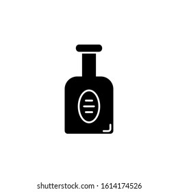 whiskey bottle icon. Element of drinks icon for mobile concept and web apps. Thin line whiskey bottle icon can be used for web and mobile. Premium icon on white background