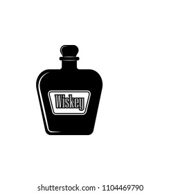 whiskey bottle icon. Element of simple drinks icon for mobile concept and web apps. Detailed whiskey bottle icon can be used for web and mobile. Premium icon