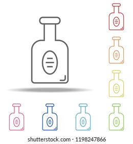 whiskey bottle icon. Elements of Alcohol drink in multi colored icons. Simple icon for websites, web design, mobile app, info graphics