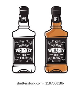 Download Black Whiskey Bottle Images Stock Photos Vectors Shutterstock PSD Mockup Templates