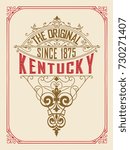 Whiskey card with vintage frame