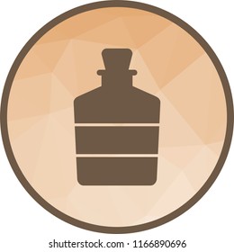 Whiskey, cowboy, bottle