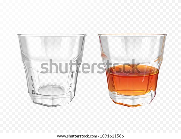 Download Whiskey Glass 3d Vector Illustration Realistic Stock Vector Royalty Free 1091611586