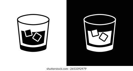 Whiskey Glass Symbol Vektor skalierbare Grafiken
