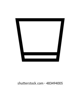 Whiskey glass line icon. Pixel perfect fully editable vector icon suitable for websites, info graphics and print media.