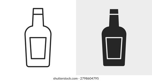 Whiskey Icon represents distilled beverages, premium drink culture, and hospitality service.