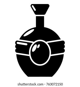 Whiskey icon. Simple illustration of whiskey vector icon for web