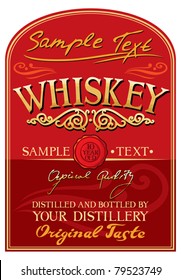 whiskey label