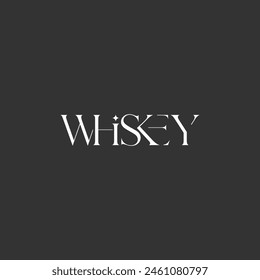 Whiskey Logo design for your brand