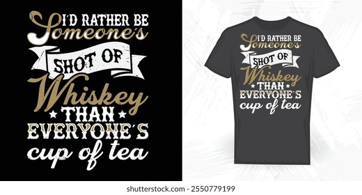 Whiskey Lover Funny Whiskey Vintage Whiskey T-shirt Design